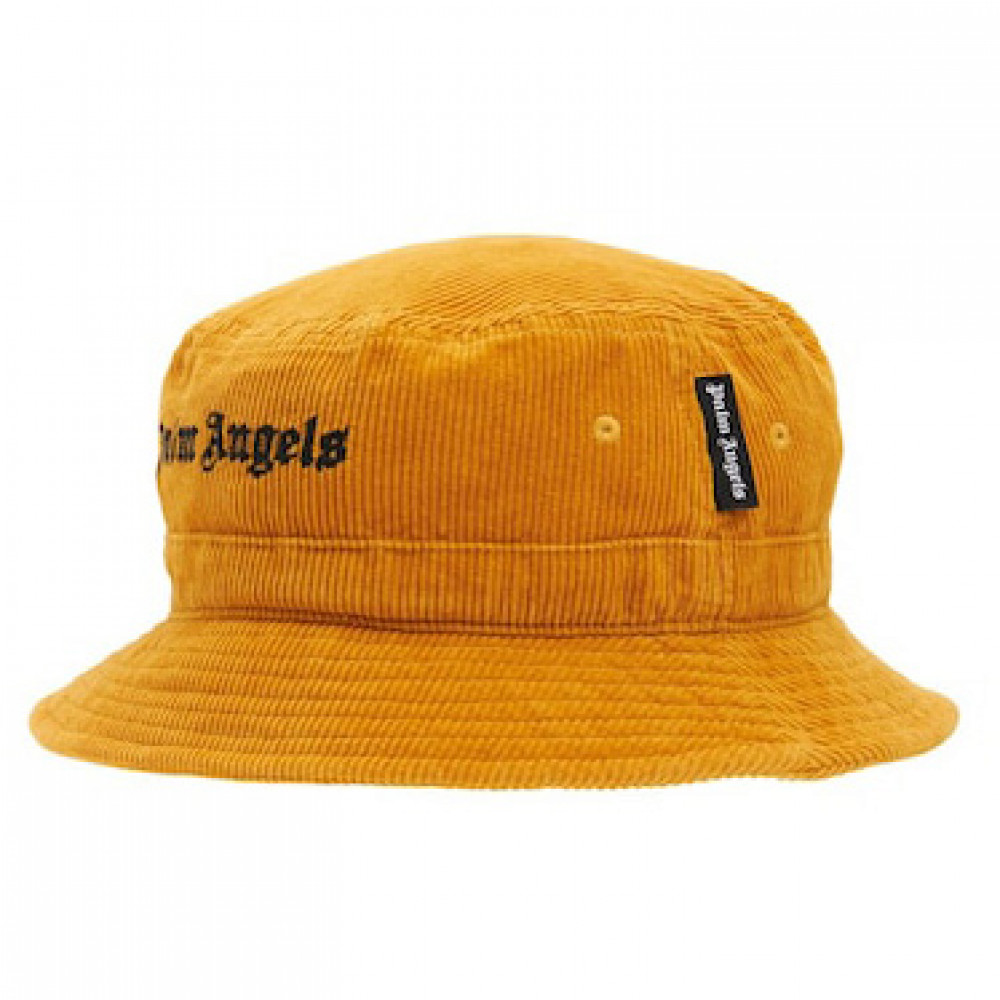 Palm Angels Corduroy Bucket Hat (Orange)