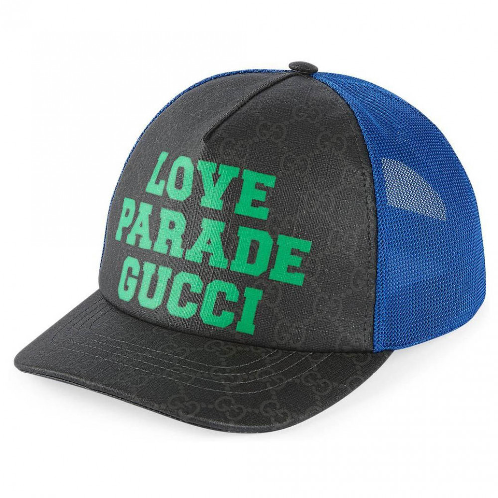 Gucci Love Parade GG Cap (Black/Blue)