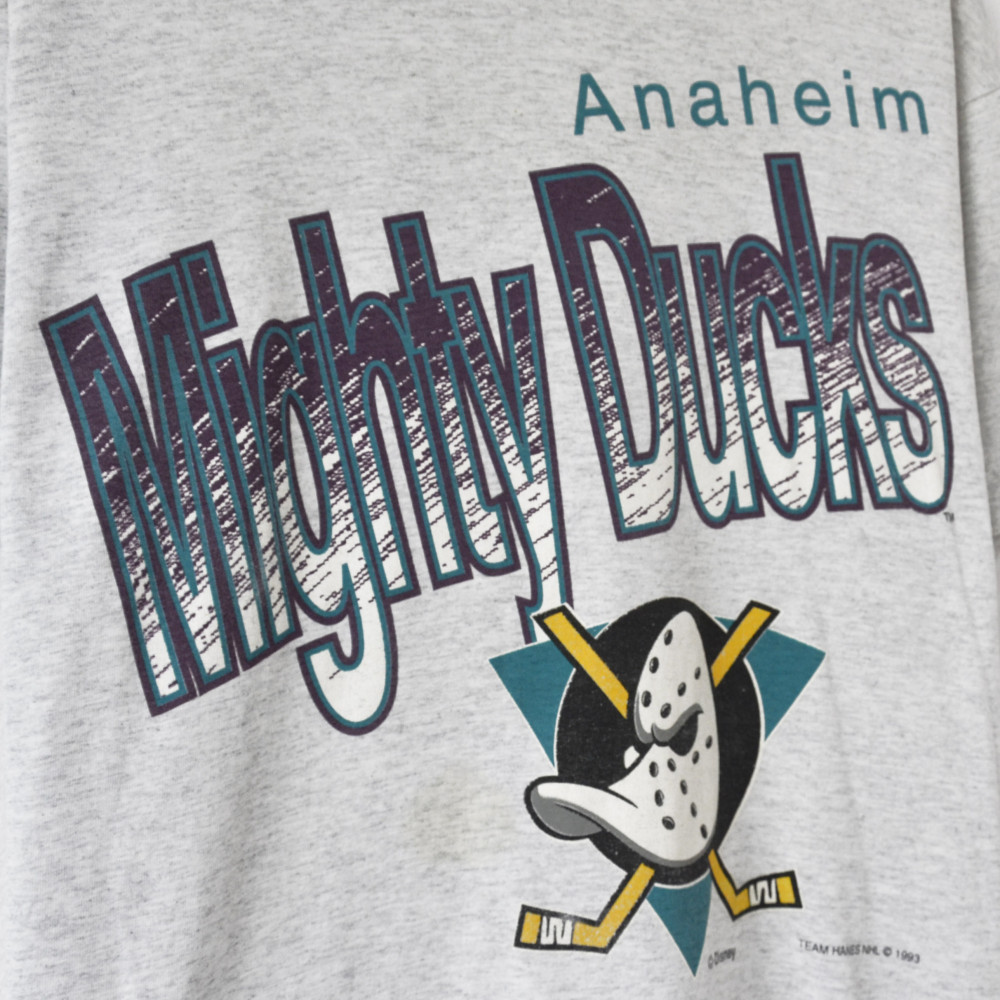 Anaheim Mighty Ducks Vintage Tee (Grey)
