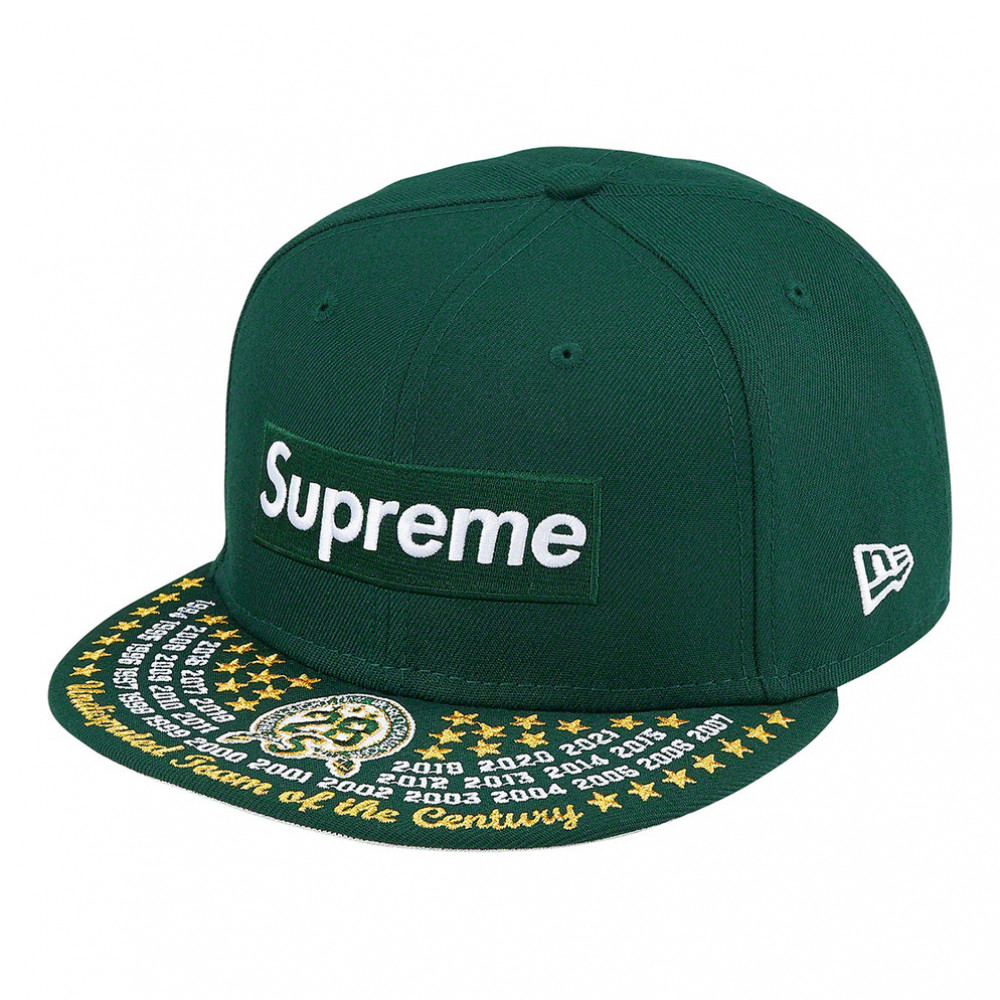 Supreme x New Era Undisputed Box Logo Cap (Green)