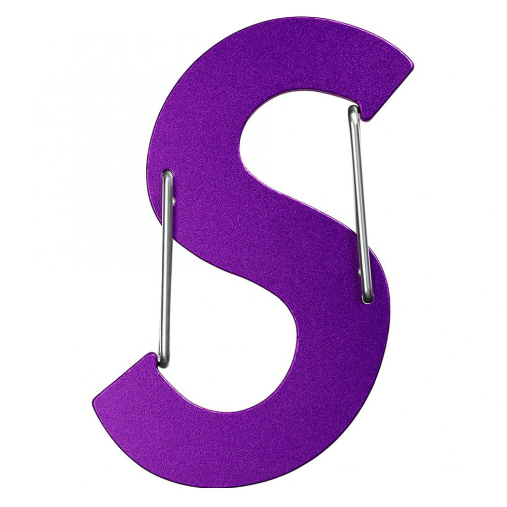 Supreme S Logo Keychain (Purple)