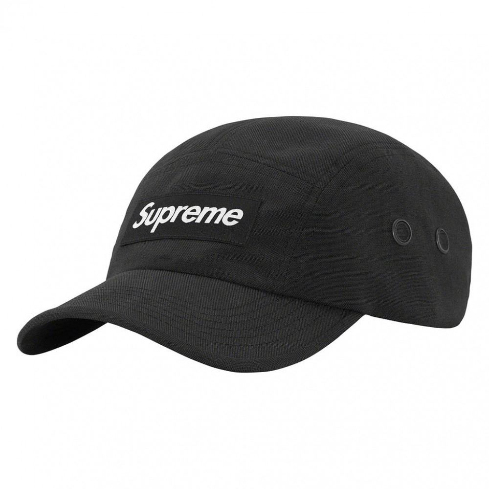 Supreme Brushed Cordura Camp Cap (Black)