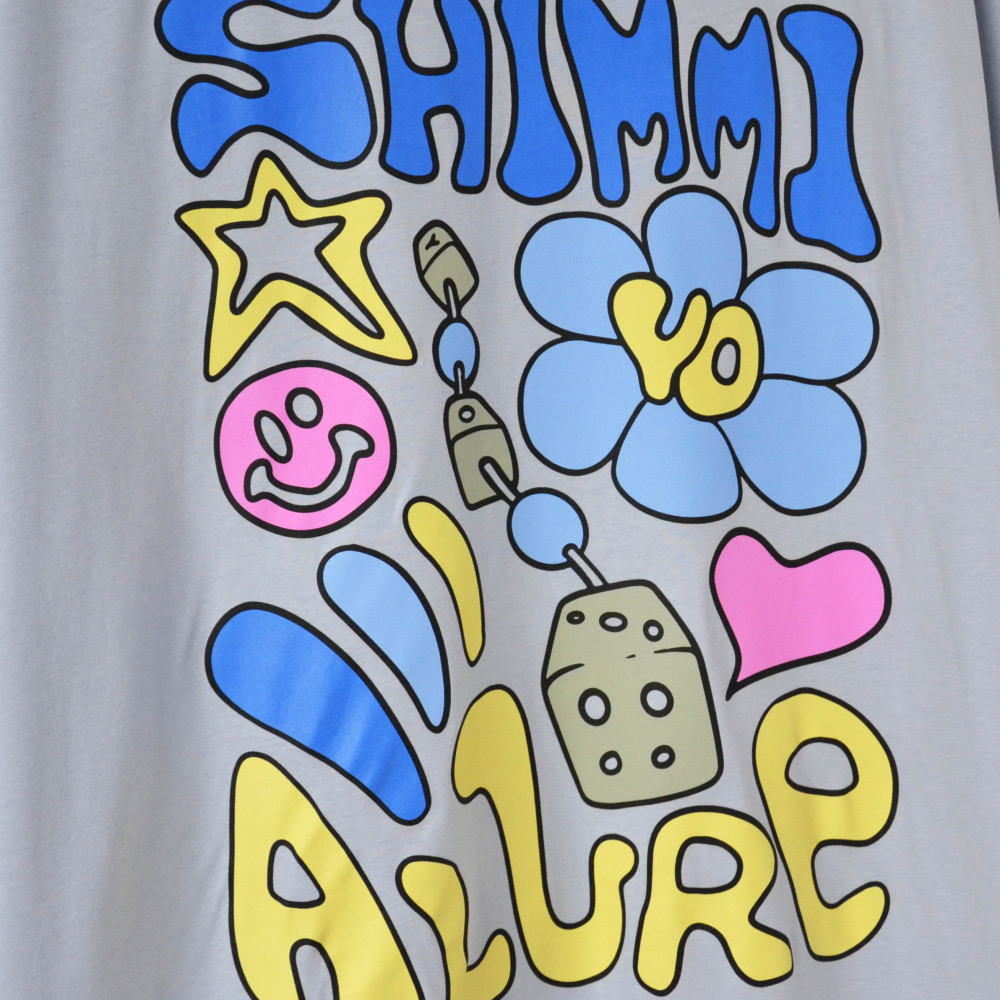 Alure x Shimmi Draw Tee (Baby Blue)