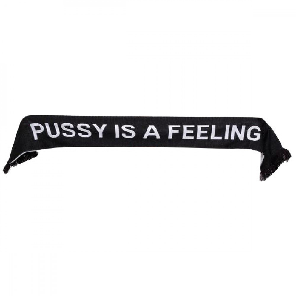 Identities Pussy Is A Feeling Scarf (Black/White)