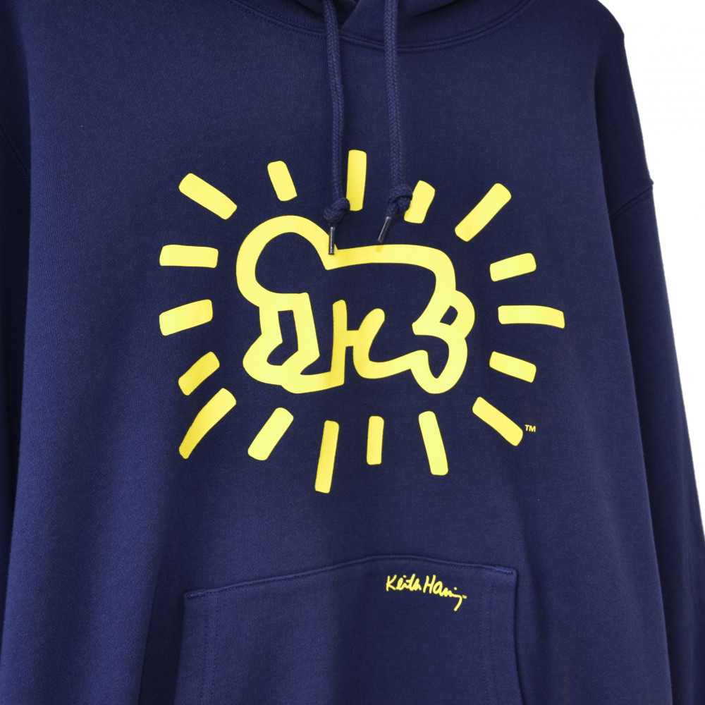 Uniqlo x Keith Haring Radiant Baby Hoodie (Navy Blue)