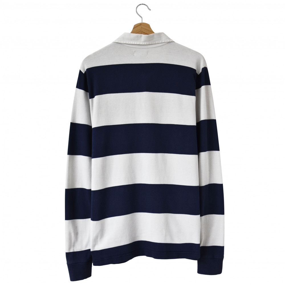 Polo Jeans Company Striped Rugby Shirt (Navy/White)