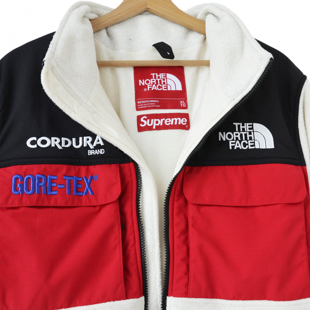 The North Face x Supreme Expedition Fleece Jacket (White)