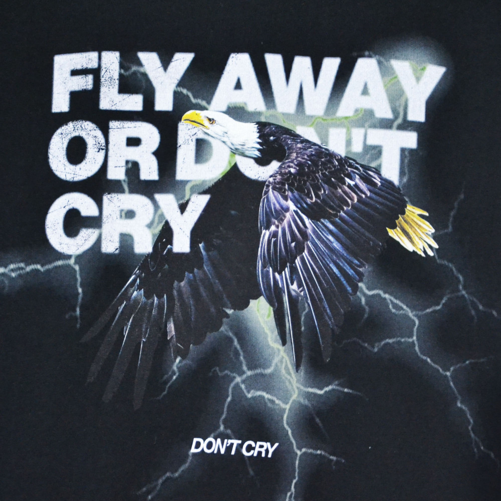 Don't Cry Eagle Tee (Black)