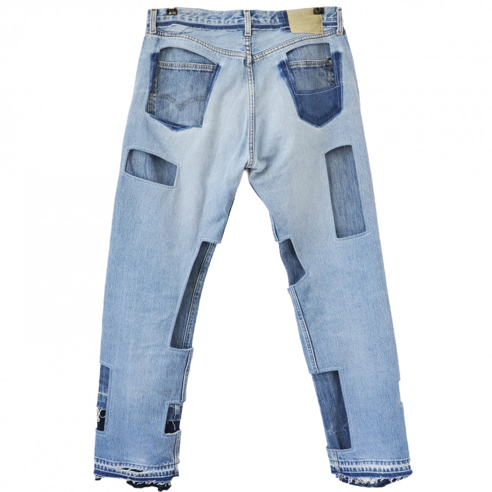 Alure by Evan Lure x JAKUBMASAR Windows Double Layered Jeans (Blue)