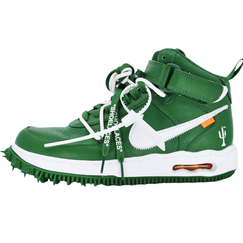 Off-White x Nike Air Force 1 Mid (Pine Green)