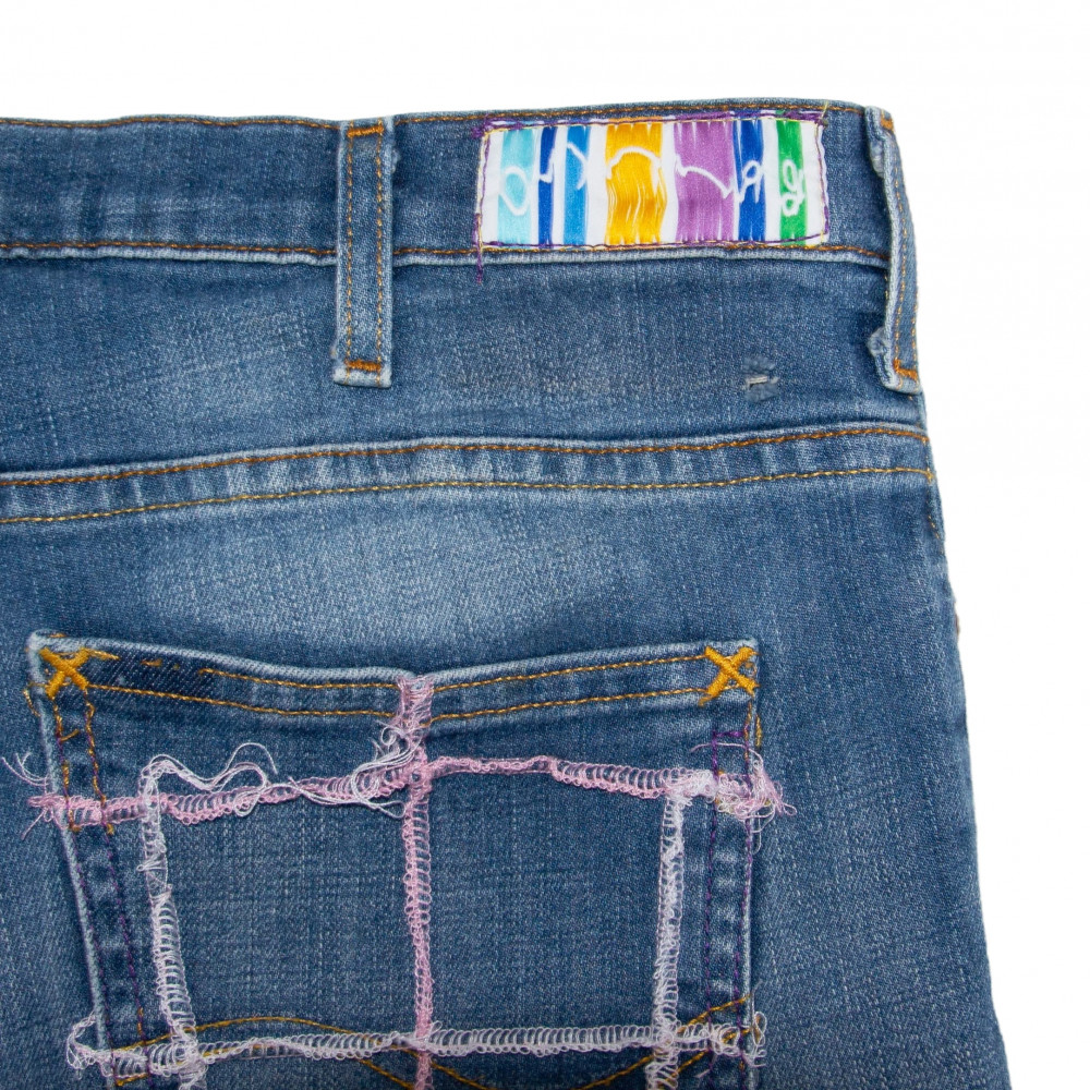 Brunclo Simple Hellraiser Jeans (Blue/Pink)