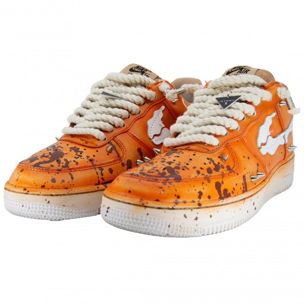Seddys x Nike Air Force 1 '07 Custom (Orange)