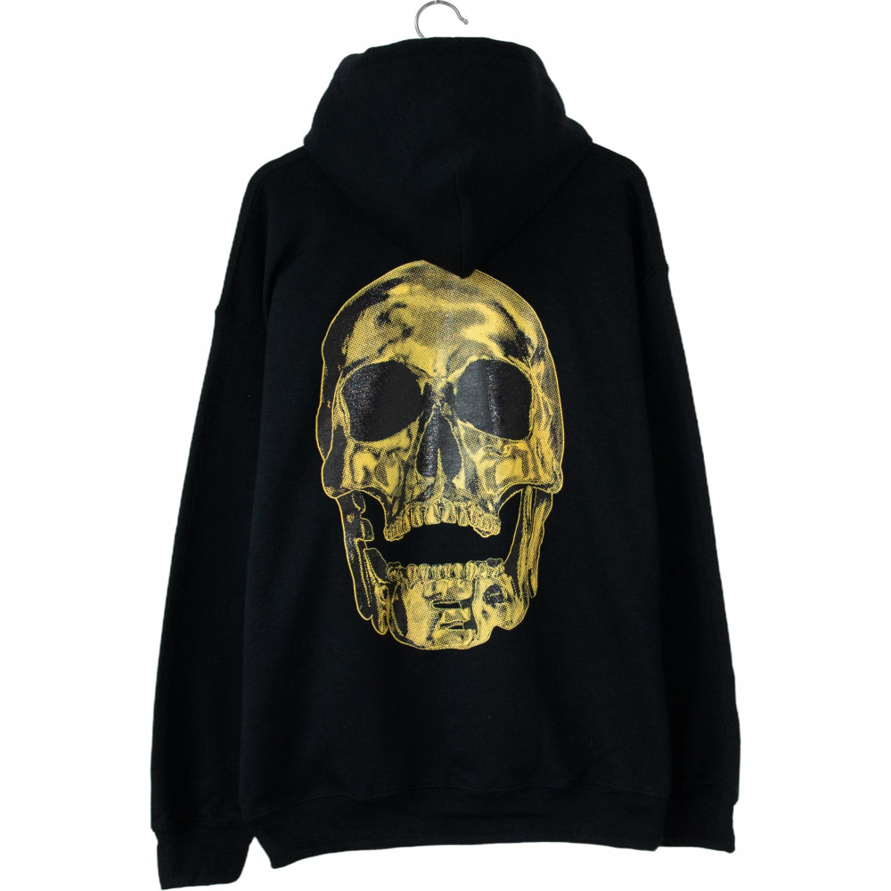 Freak Real Skull Logo Hoodie (Black/Yellow)