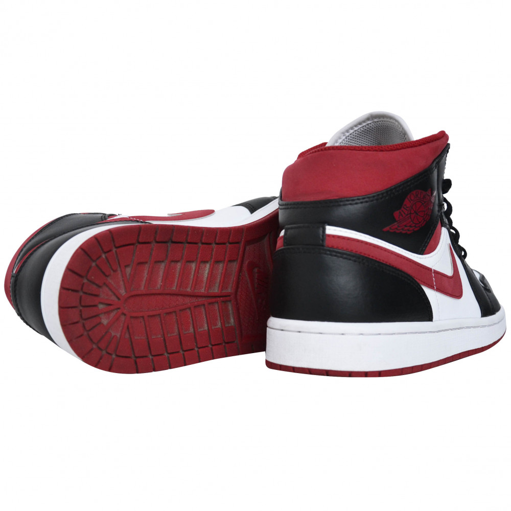 Nike Air Jordan 1 Mid (Gym Red/Black/White)