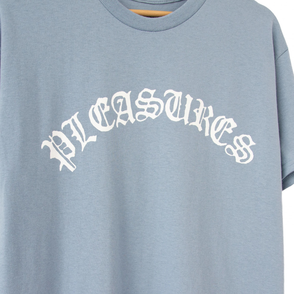 Pleasures Old Eenglish Logo Tee (Slate)