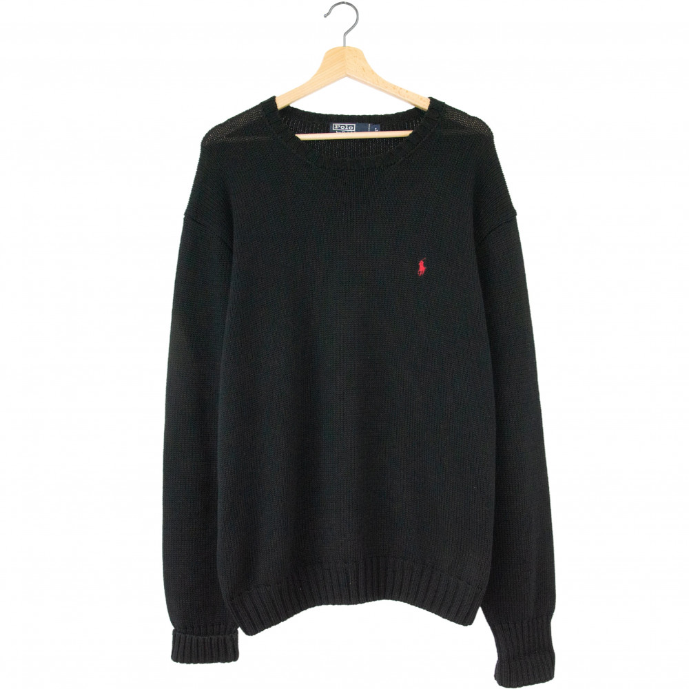 Polo Ralph Lauren Knitted Sweater (Black/Red)