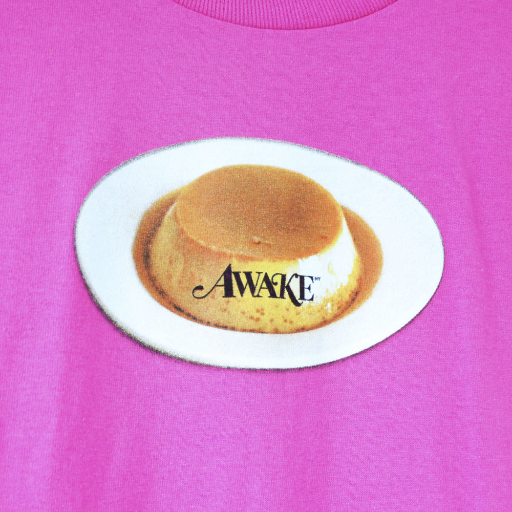Awake Flan Logo Tee (Pink)