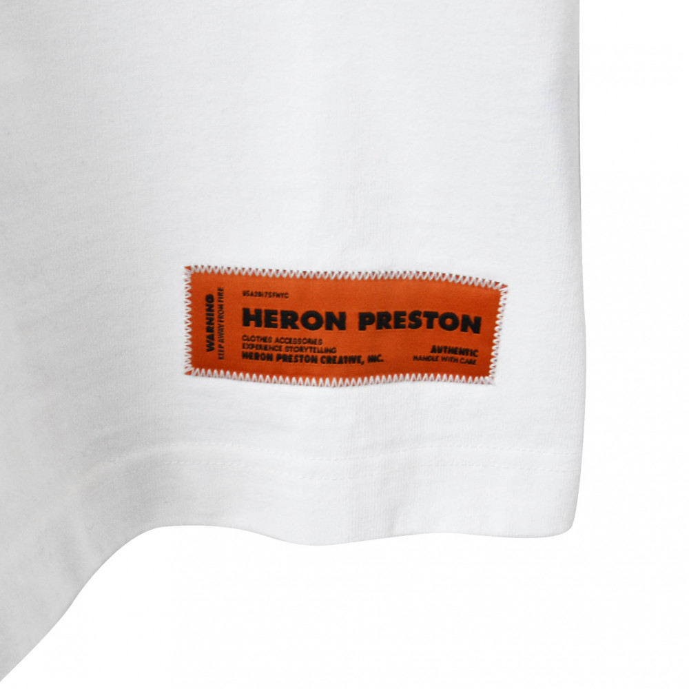 Heron Preston Split Pelican Oversized Tee (White)
