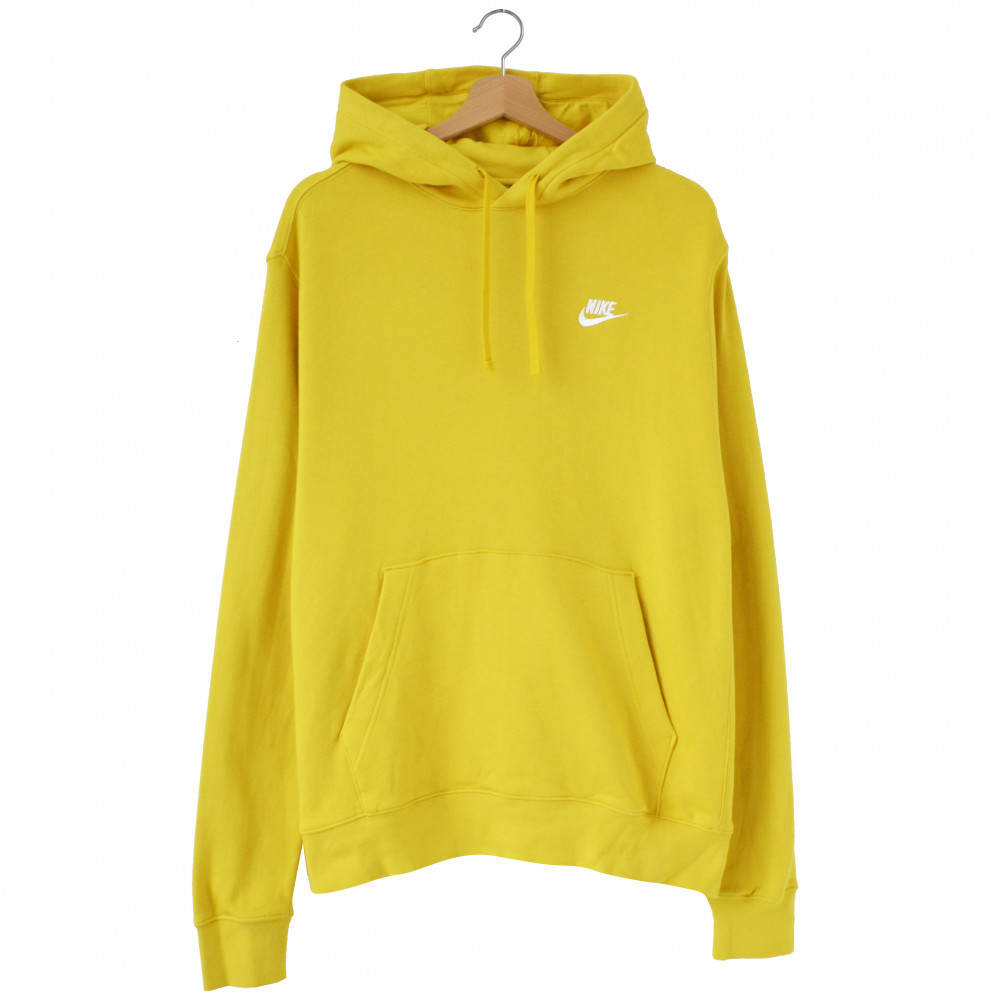 Nike Embroidered Logo Hoodie (Yellow)