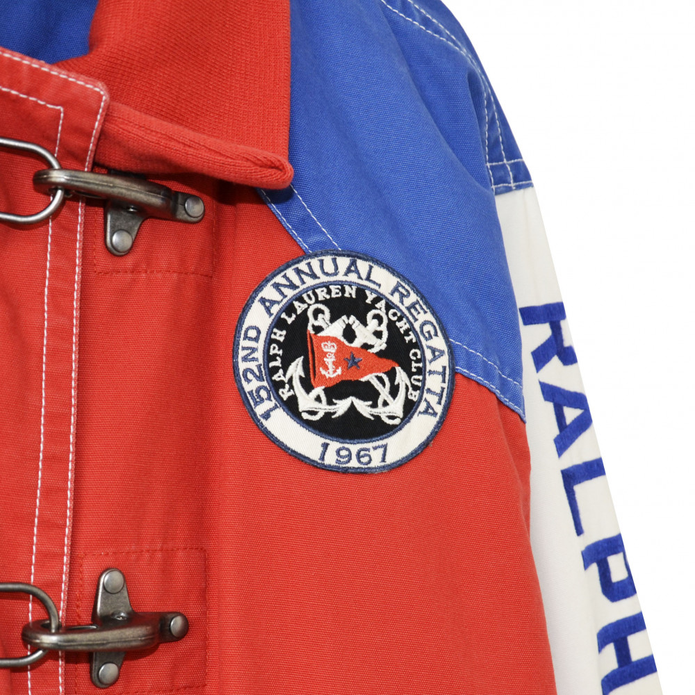Polo Ralph Lauren Blocked Canvas Jacket (Red/Blue/White)