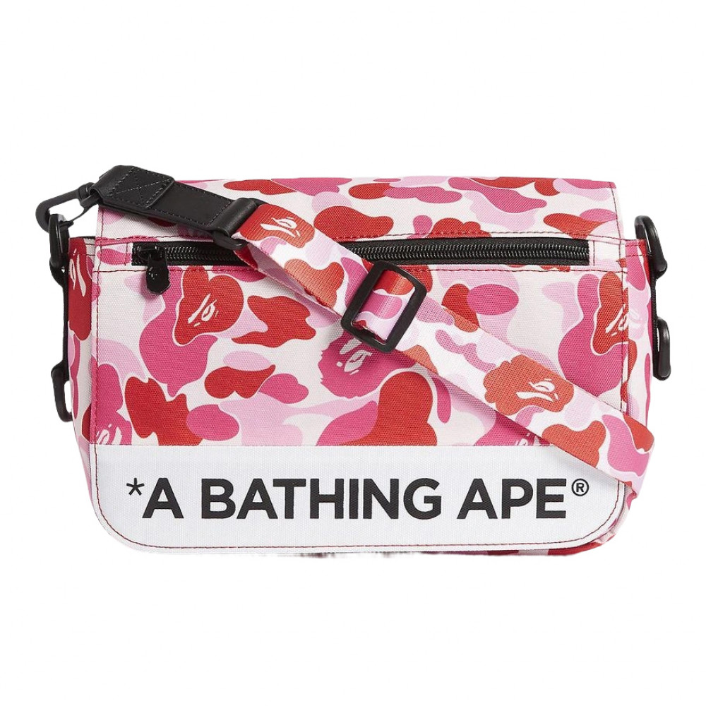 BAPE ABC Camo Double Strap Bag (Pink)