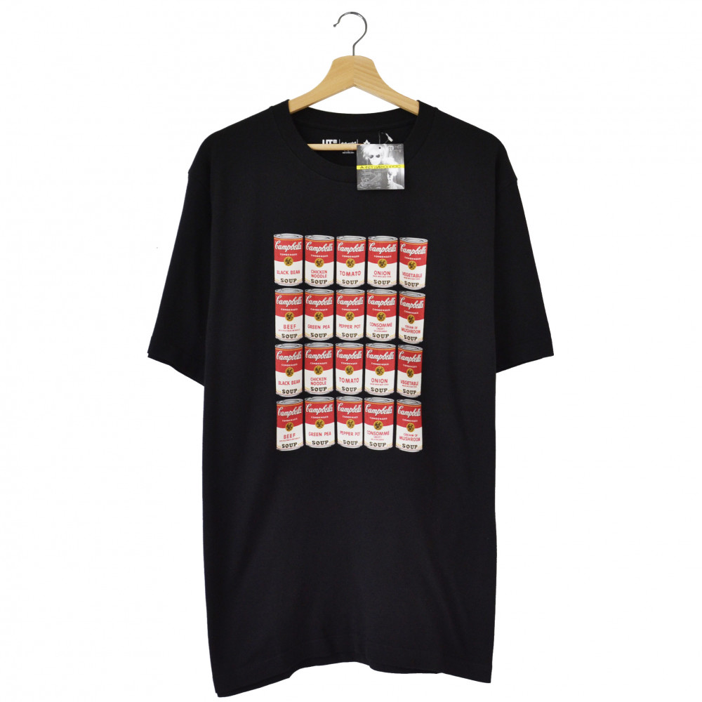 Uniqlo x Andy Warhol Kyoto Campbell's Soup Tee (Black)