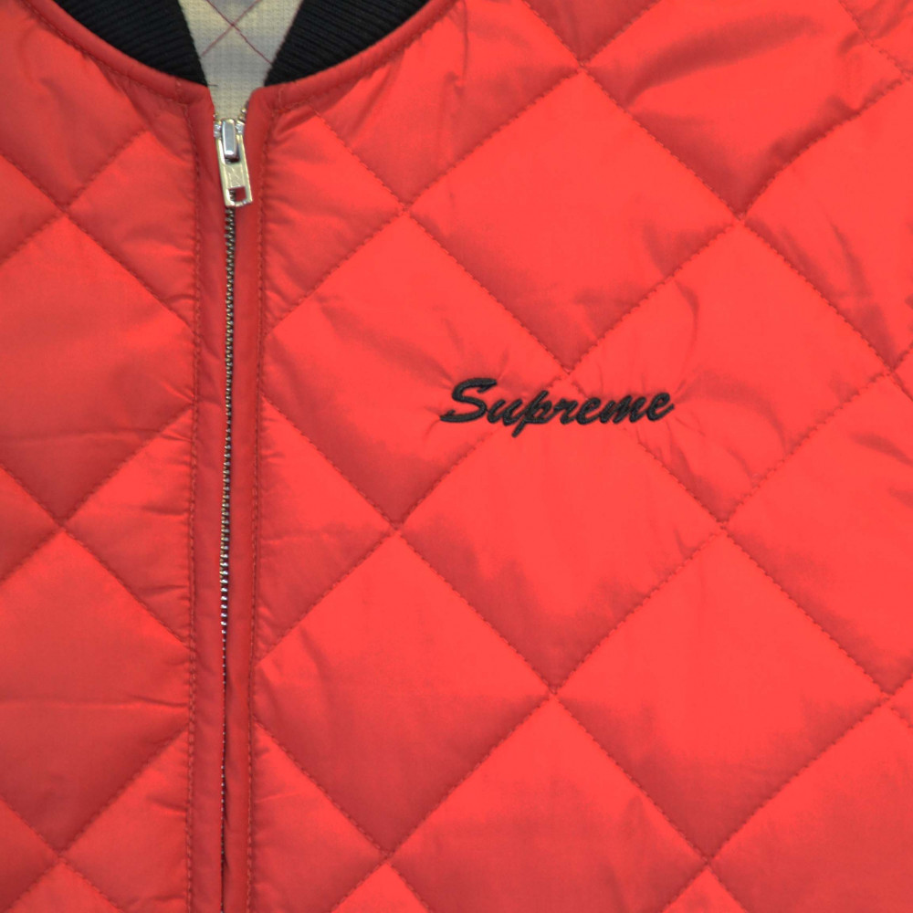 Supreme x Dead Prez Quilted Work Jacket (Red)