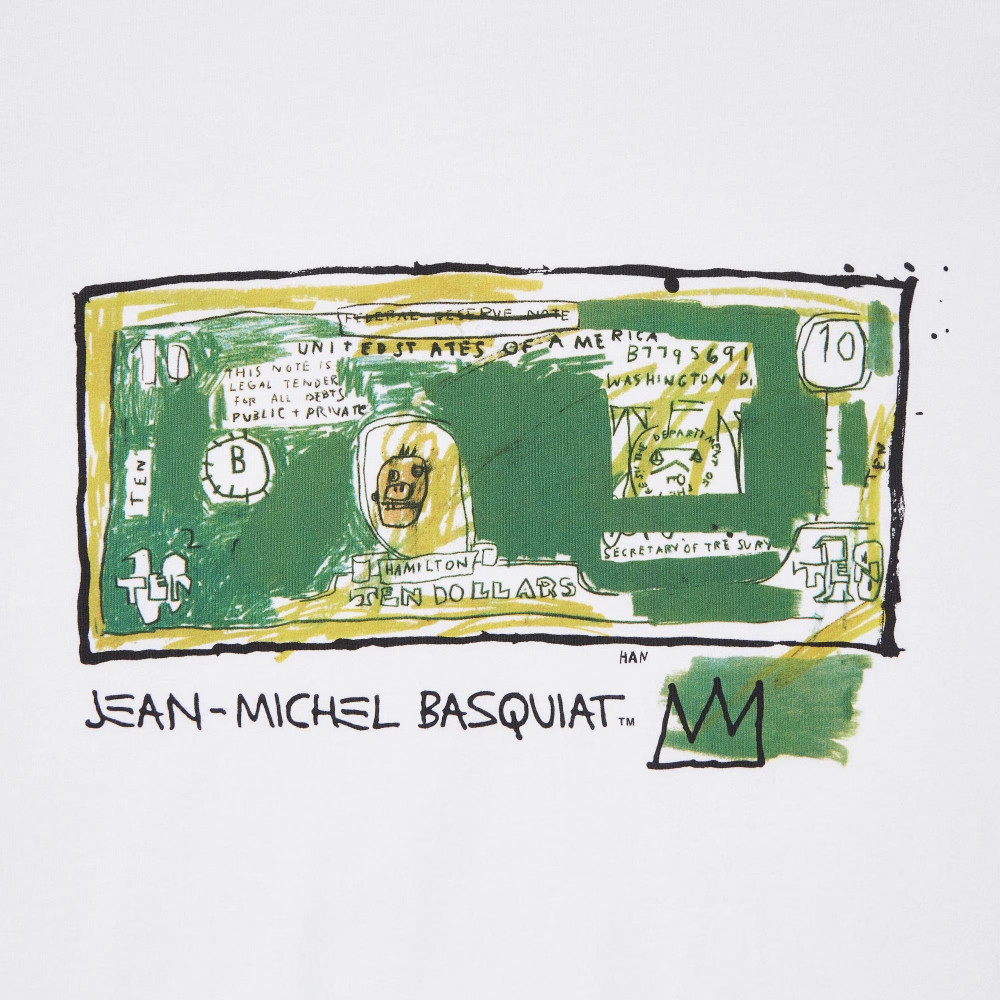 Jean-Michel Basquiat x Uniqlo Dollar Bill Tee (White)