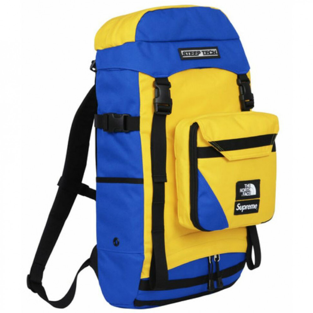 Supreme x The North Face Steep Tech Backpack (Blue/Yellow)