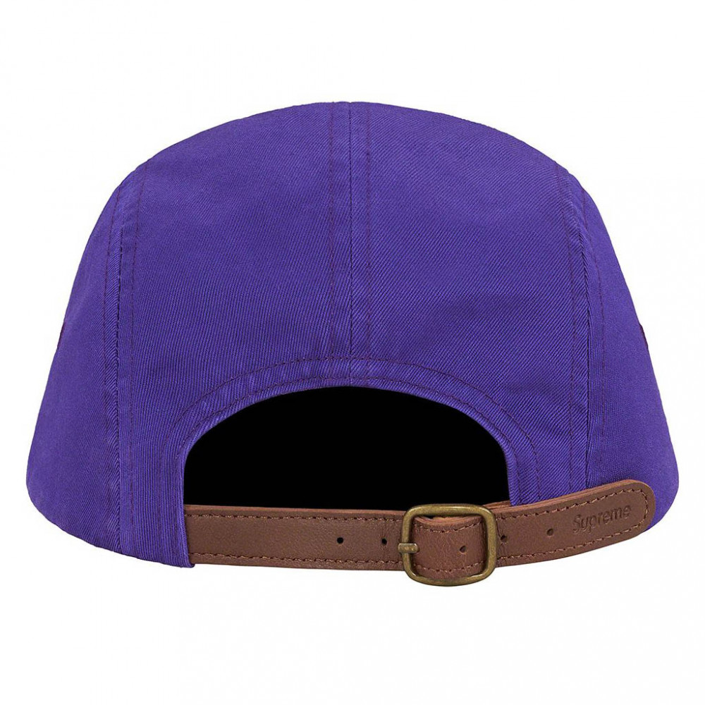 Supreme Washed Cino Twill Camp Cap (Purple)