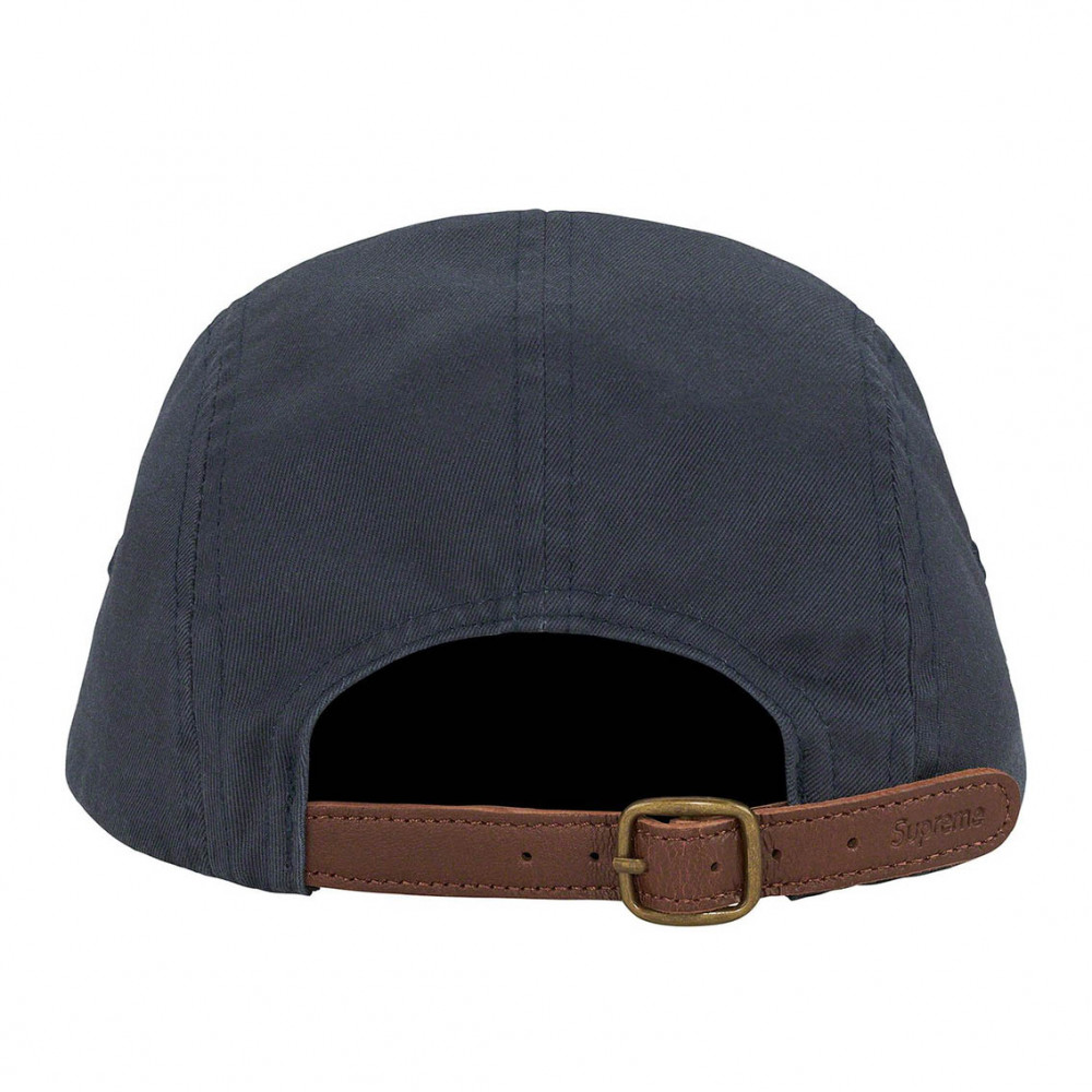 Supreme Washed Chino Twill Camp Cap (Navy)