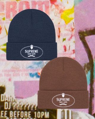 F/W24 Supreme Crest Beanie Size: UNI Condition: 10/10 Price: 59€ •Buy online at www.flace.sk (Link in Bio)