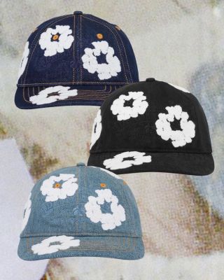 2025 Denim Tears Cotton Wreath Denim Cap Size: UNI Condition: 10/10 Price: 89€ •Buy online at www.flace.sk (Link in Bio)